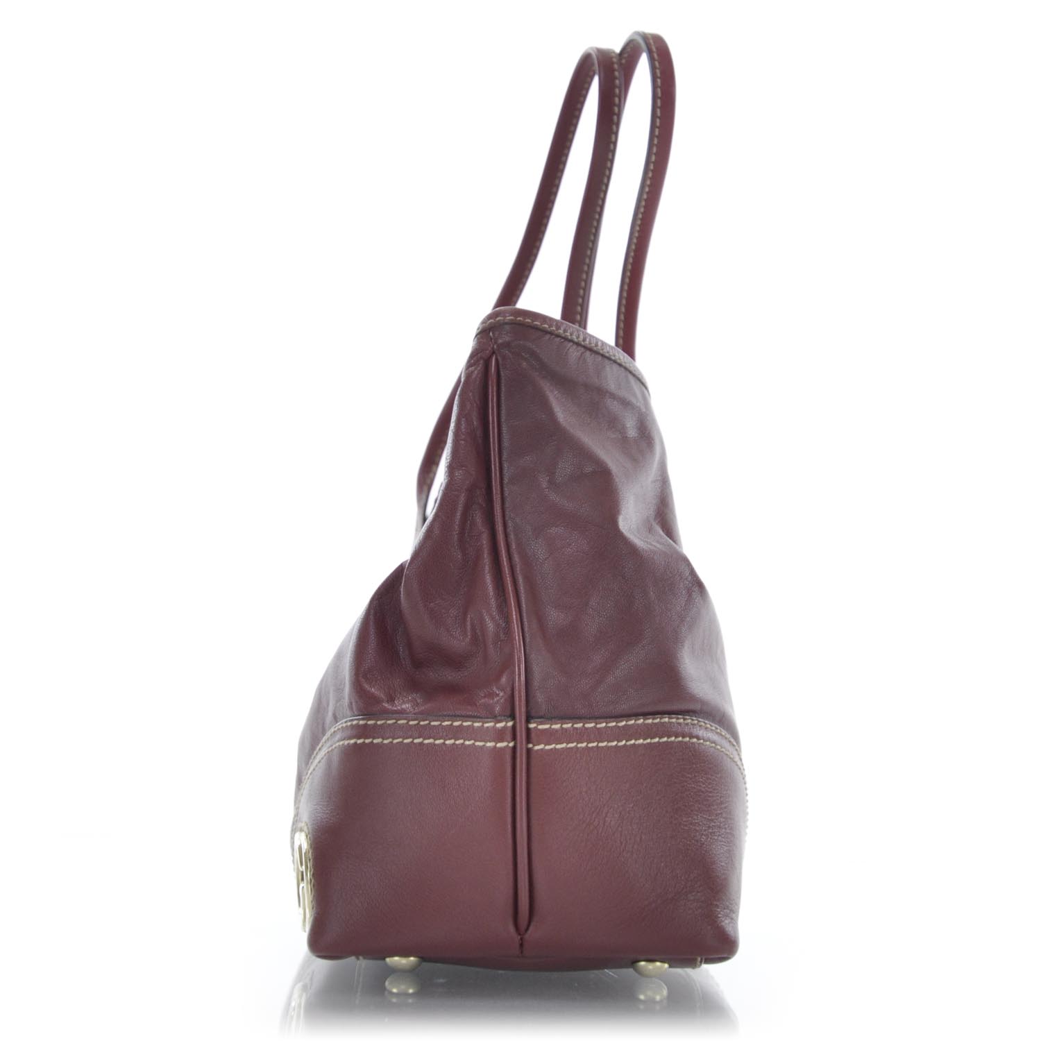 Gucci Leather New Britt Tote Red 4 of 9
