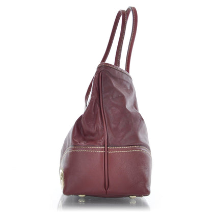 Gucci Leather New Britt Tote Red 4 of 9