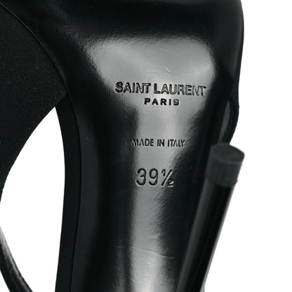Saint Laurent Maxine 115mm Slingback Pumps 39.5 Black 6 of 8