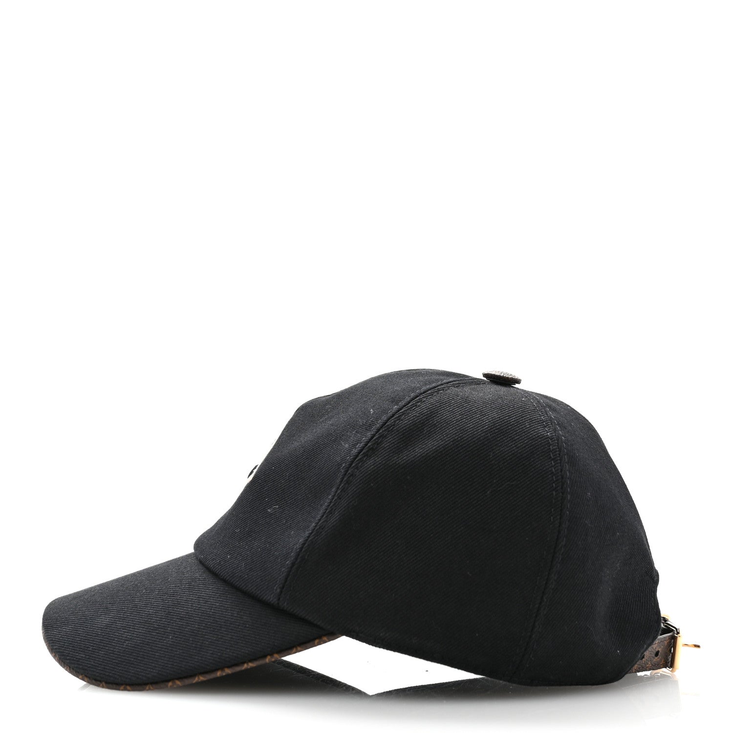 Louis Vuitton Monogram Cotton Jacquard Embroidered LV Day Cap M Black 4 of 8