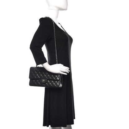 Chanel Caviar Quilted Medium Double Flap Black 2 of 11