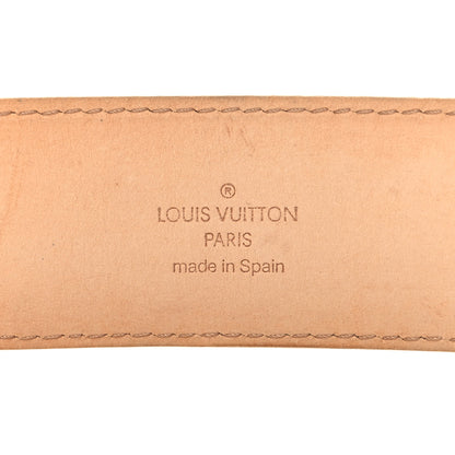 Louis Vuitton Damier Azur LV Initiales Belt 90 36 5 of 7