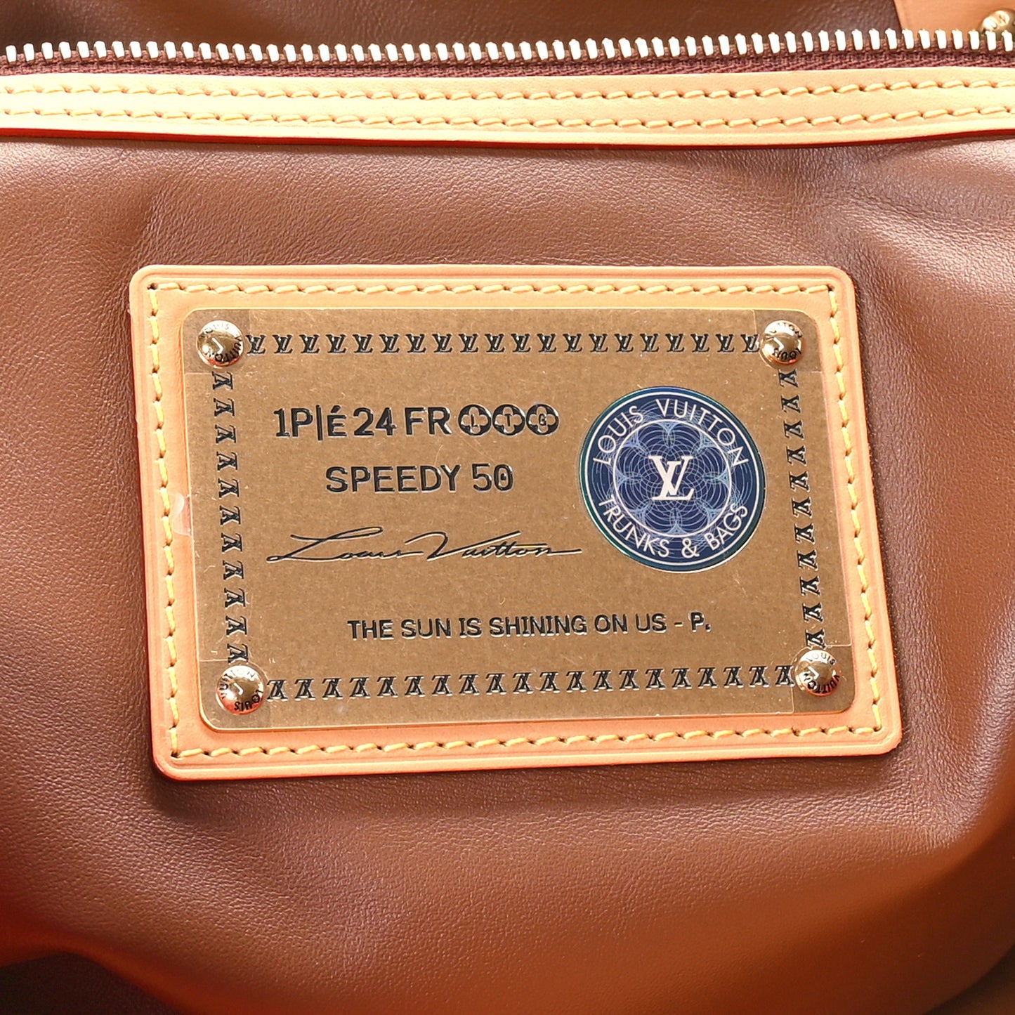 Calfskin Monogram Speedy P9 Bandouliere 50 Red