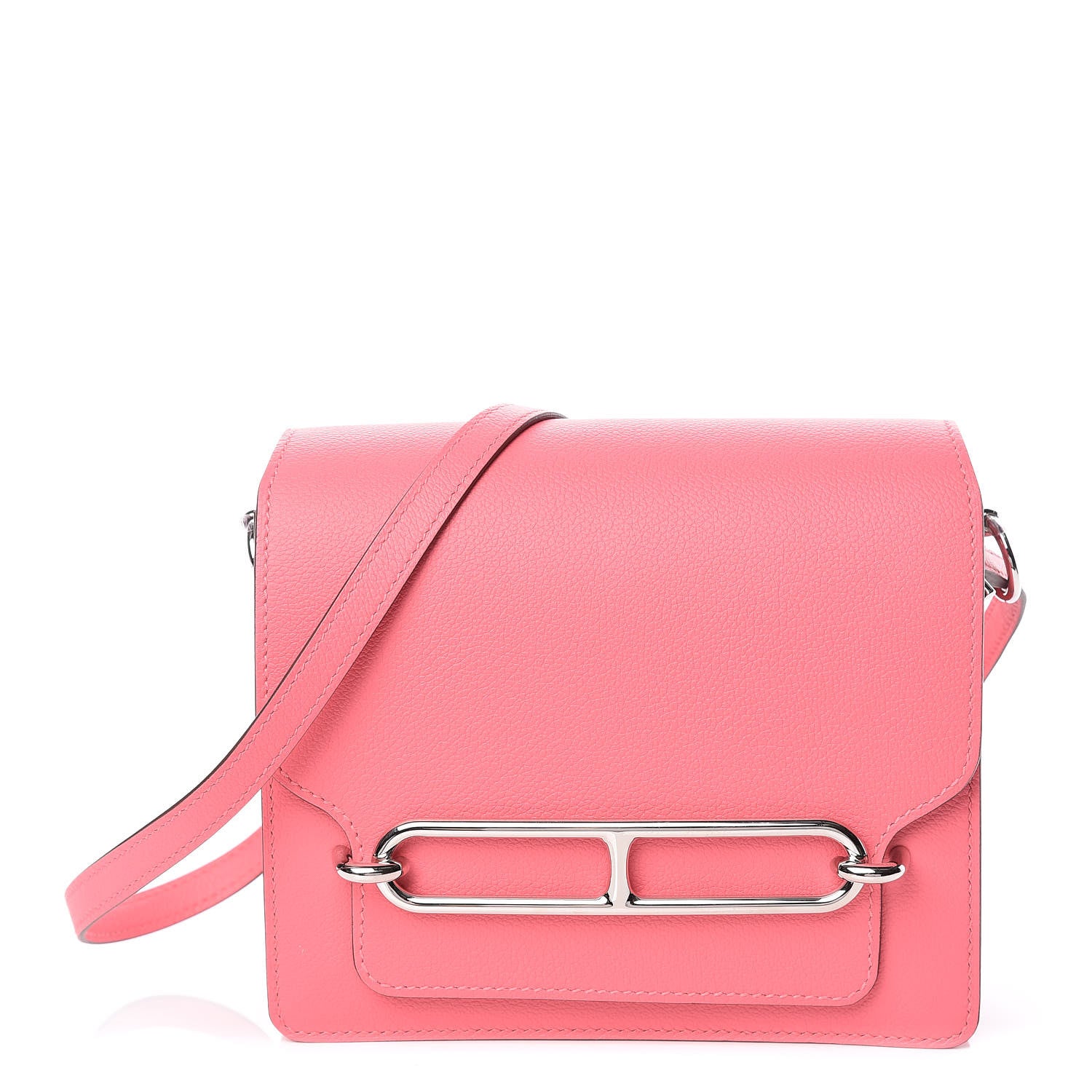 Hermes Evercolor Mini Sac Roulis Rose Azalee 1 of 9