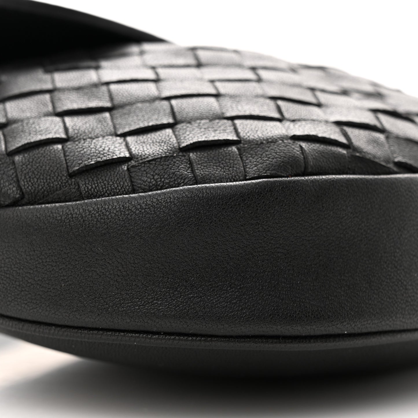 Nappa Intrecciato Belt Bag Nero Black