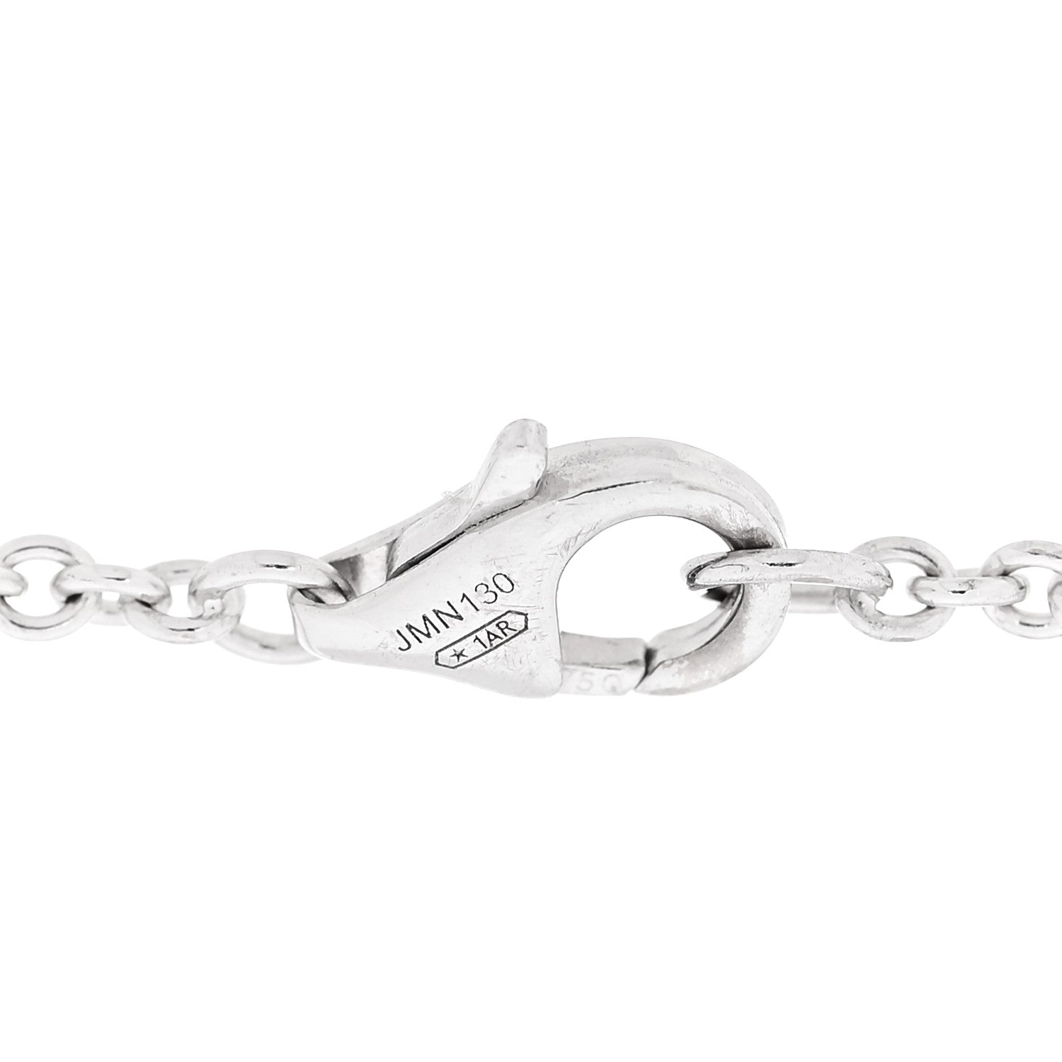 Cartier 18K White Gold Interlocking LOVE Bracelet 3 of 5