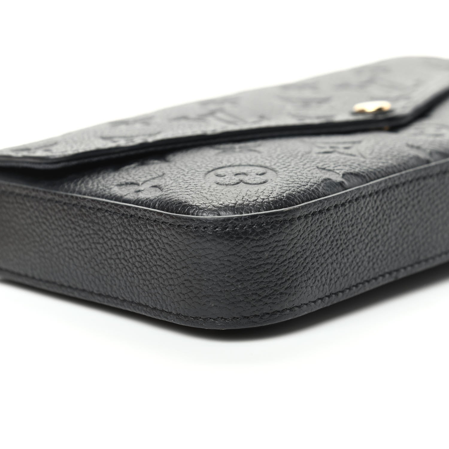 Louis Vuitton Empreinte Pochette Felicie Chain Wallet Black 8 of 10