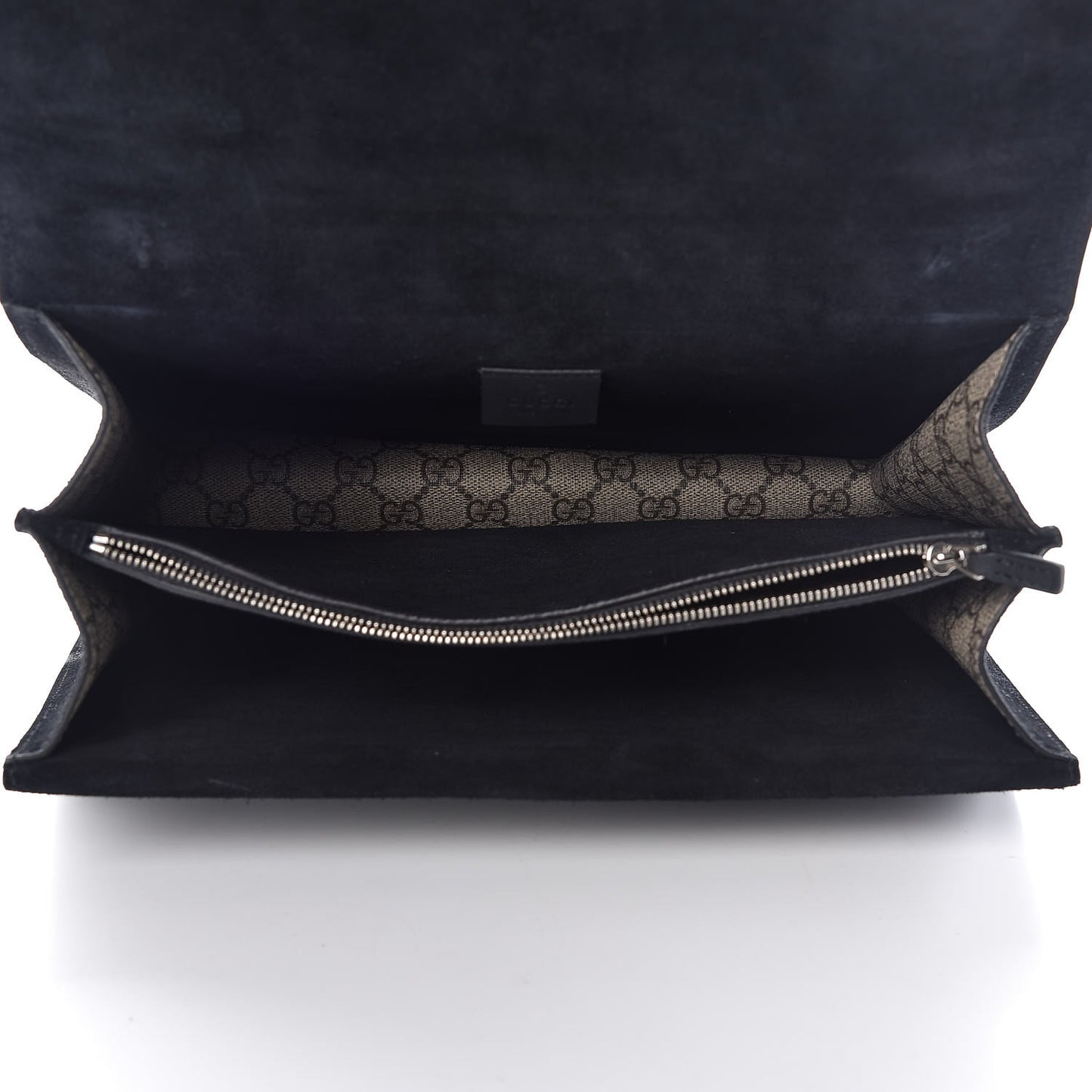 GG Supreme Monogram Medium Dionysus Shoulder Bag Black