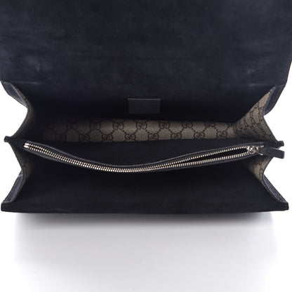 Gucci GG Supreme Monogram Medium Dionysus Shoulder Bag Black 5 of 9