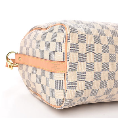 Louis Vuitton Damier Azur Speedy Bandouliere 25 10 of 13