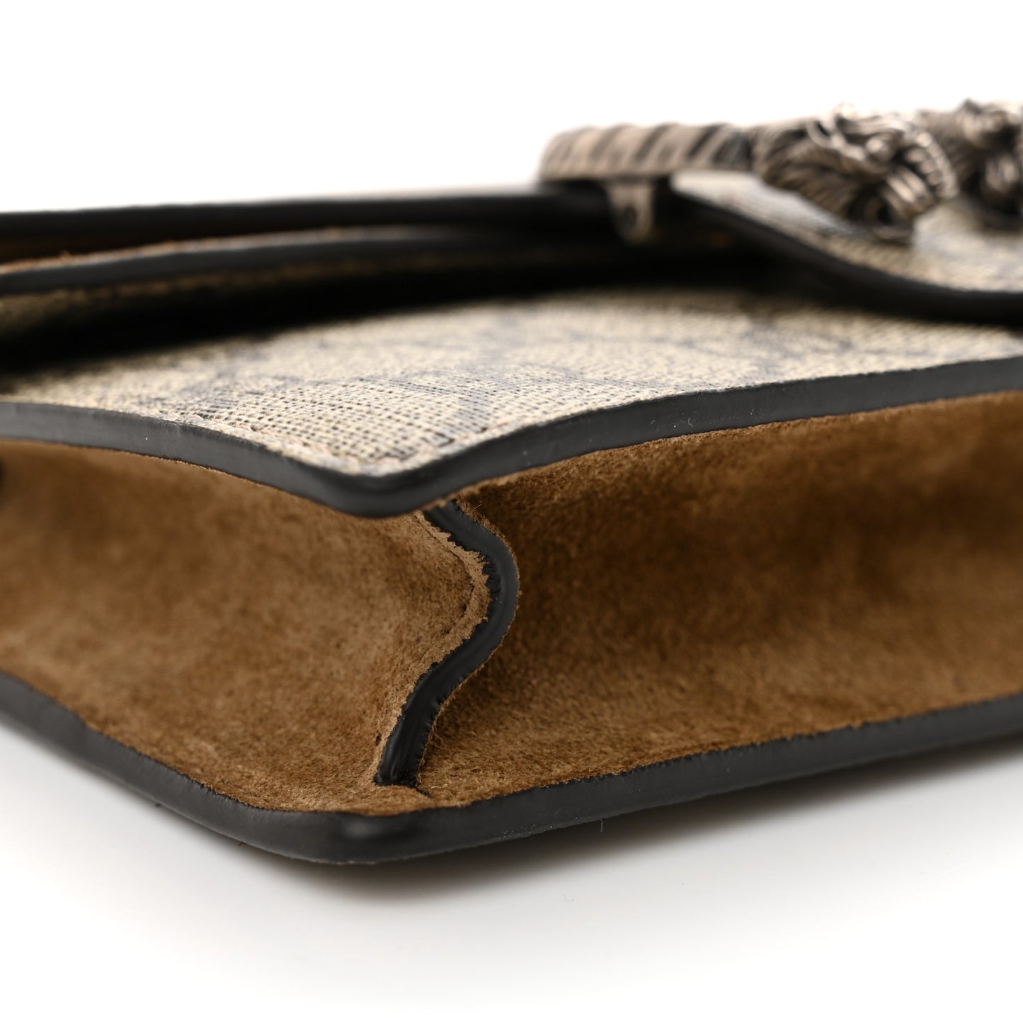 GG Supreme Monogram Super Mini Dionysus Shoulder Bag Taupe