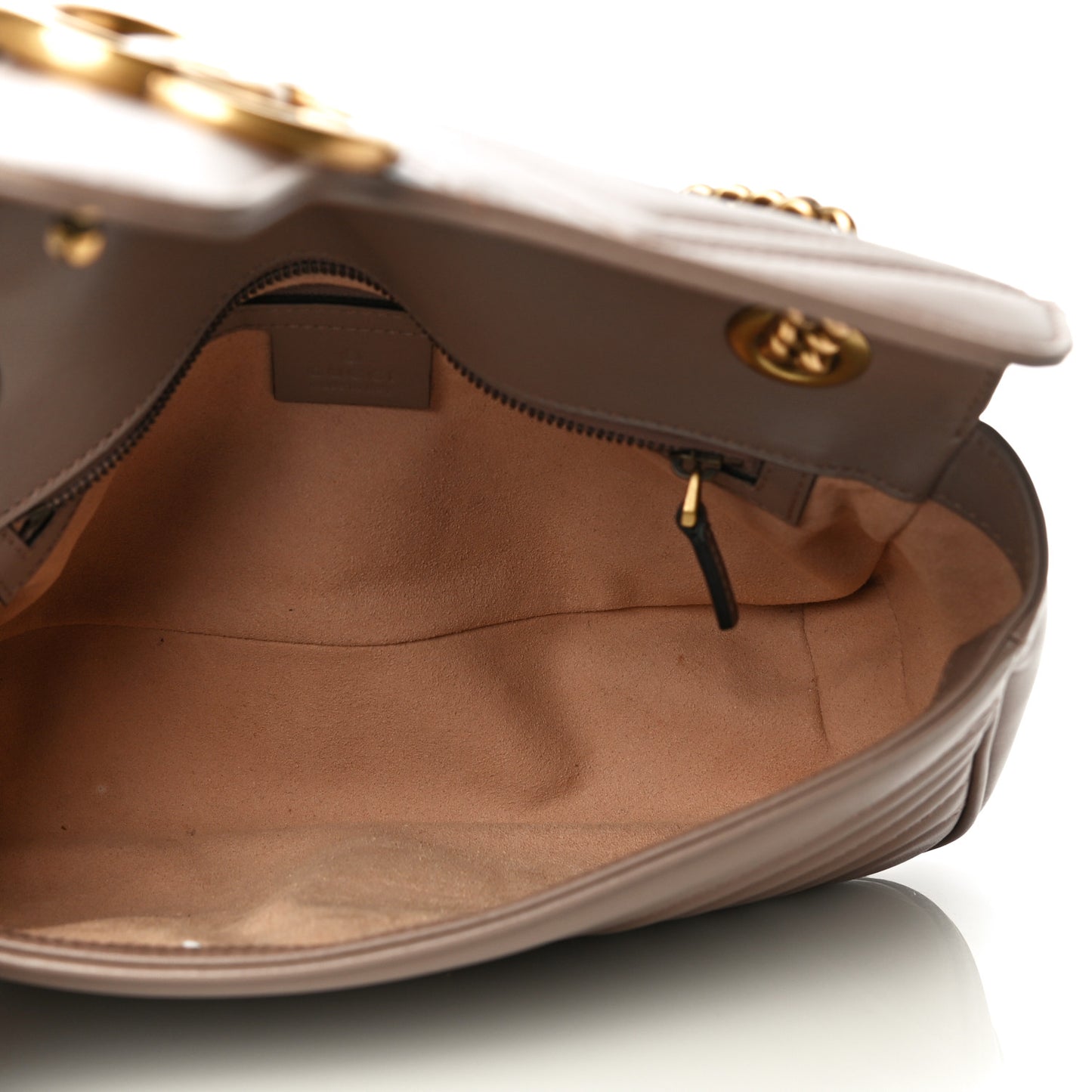 Calfskin Matelasse Small GG Marmont Shoulder Bag Porcelain Rose