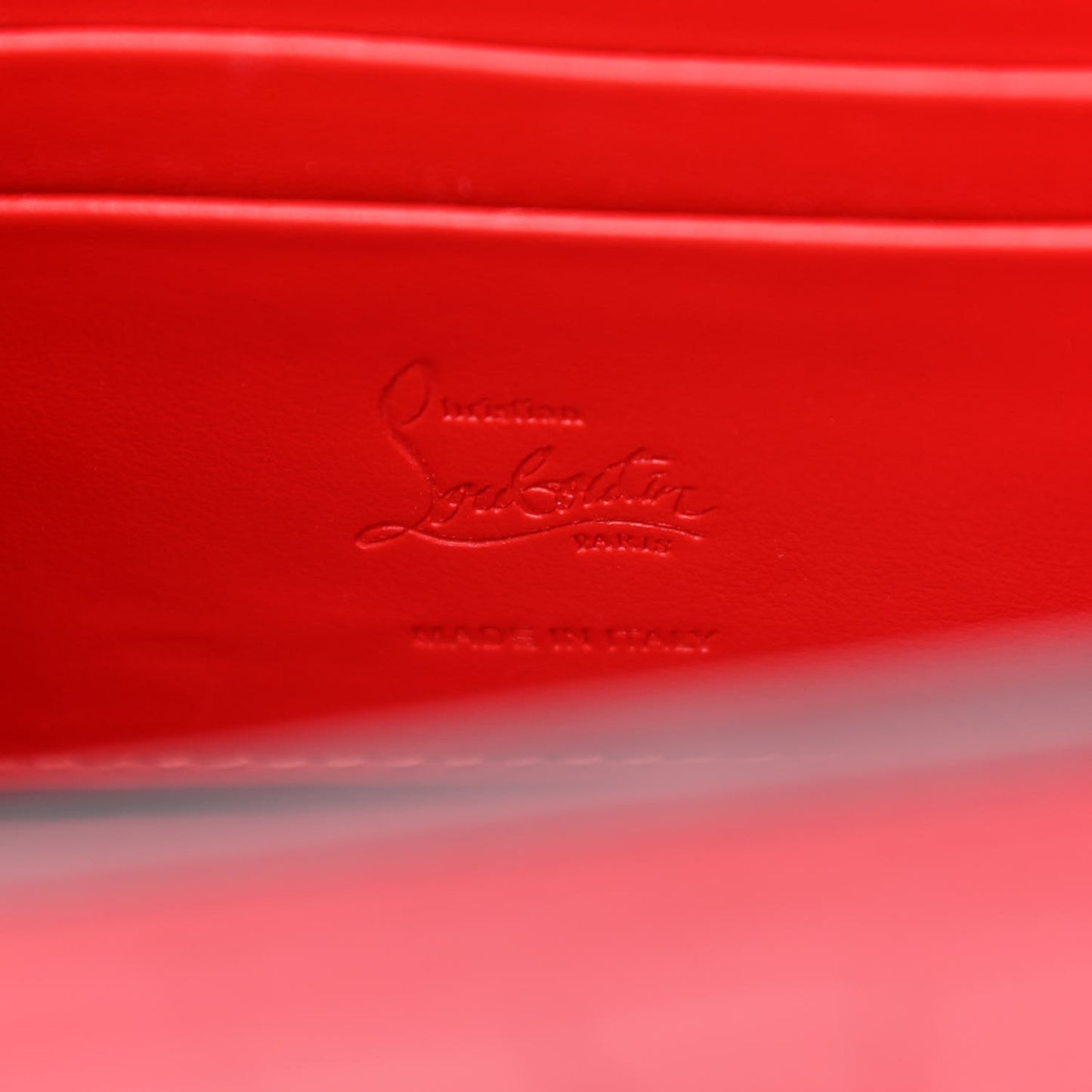 Calfskin Alligator Embossed Elisa Baguette Red