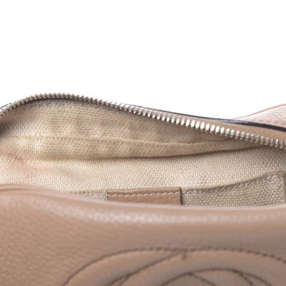 Gucci Pebbled Calfskin Small Soho Disco Bag Camelia 18 of 19