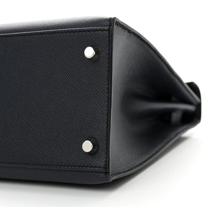 Hermes Epsom Kelly Sellier 28 Bleu Indigo 10 of 13