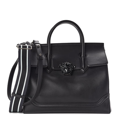 Versace Calfskin Large Palazzo Empire Bag Black 1 of 11