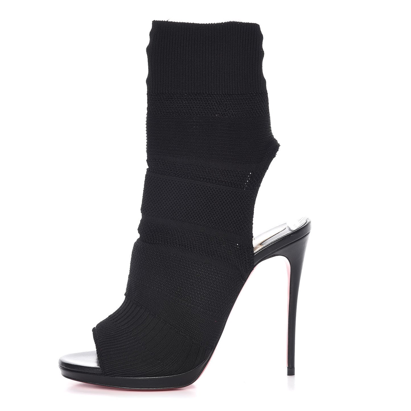 Maille Tricot Nappa Cheminene 120 Sock Ankle Boots 37 Black