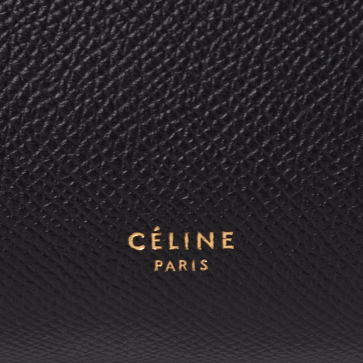 Grained Calfskin Micro Belt Bag Black