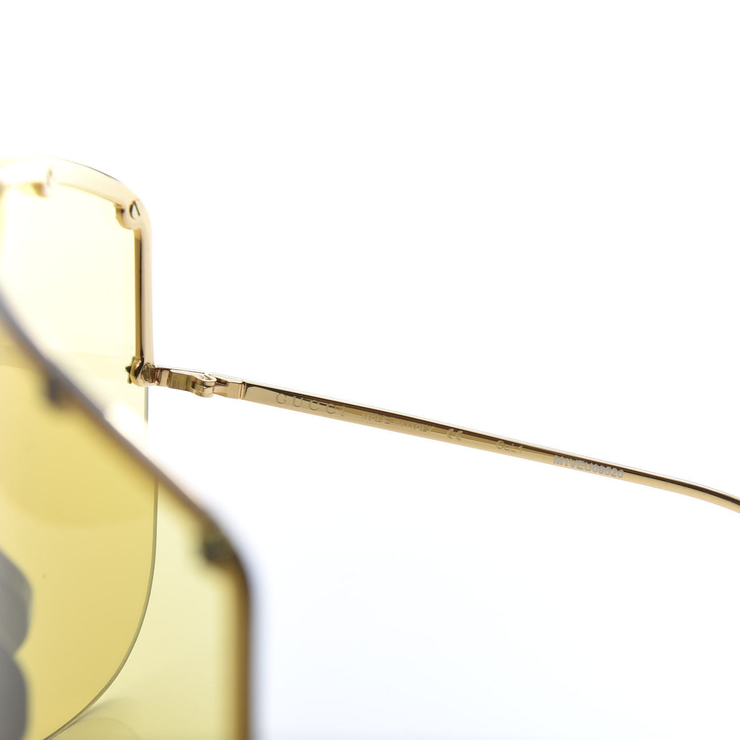 Star Studded Shield Sunglasses GG0541S Yellow