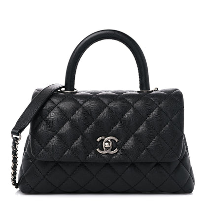 Chanel Caviar Quilted Mini Coco Handle Flap Black 1 of 10