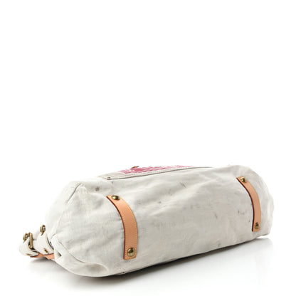 Louis Vuitton Toile Globe Shopper Cabas GM Red 4 of 16