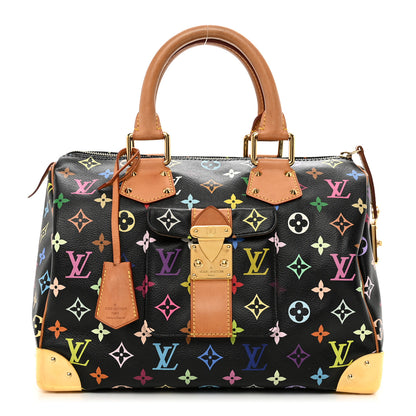 Louis Vuitton Monogram Multicolor Speedy 30 Black 1 of 10