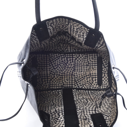 MCM Visetos Medium Liz Reversible Shopper Tote Black 9 of 20