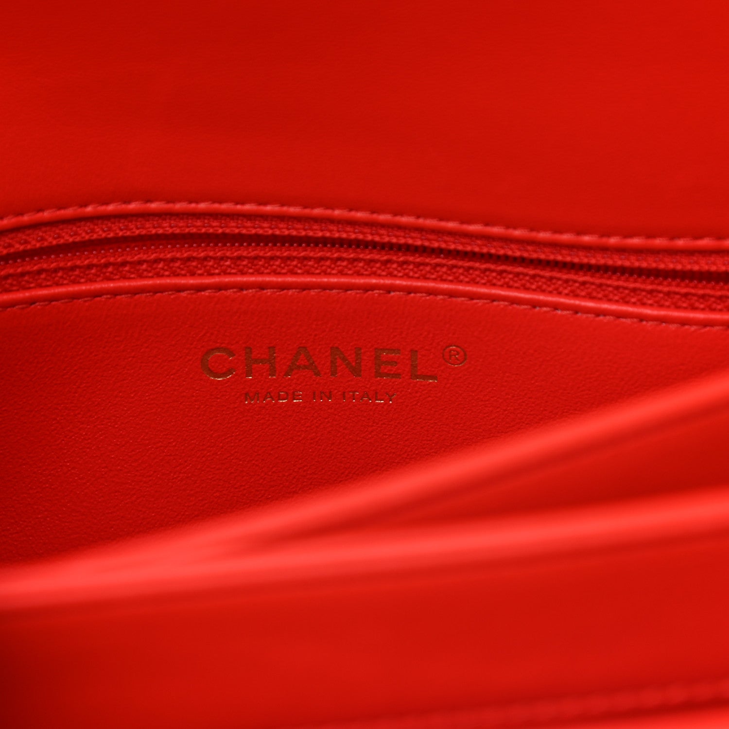 Chanel Lambskin Chevron Quilted Medium Trendy CC Dual Handle Flap Bag Red 5 of 8