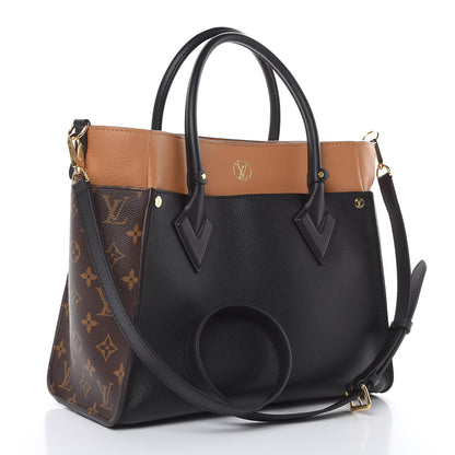 Louis Vuitton Calfskin Monogram On My Side Black 3 of 10