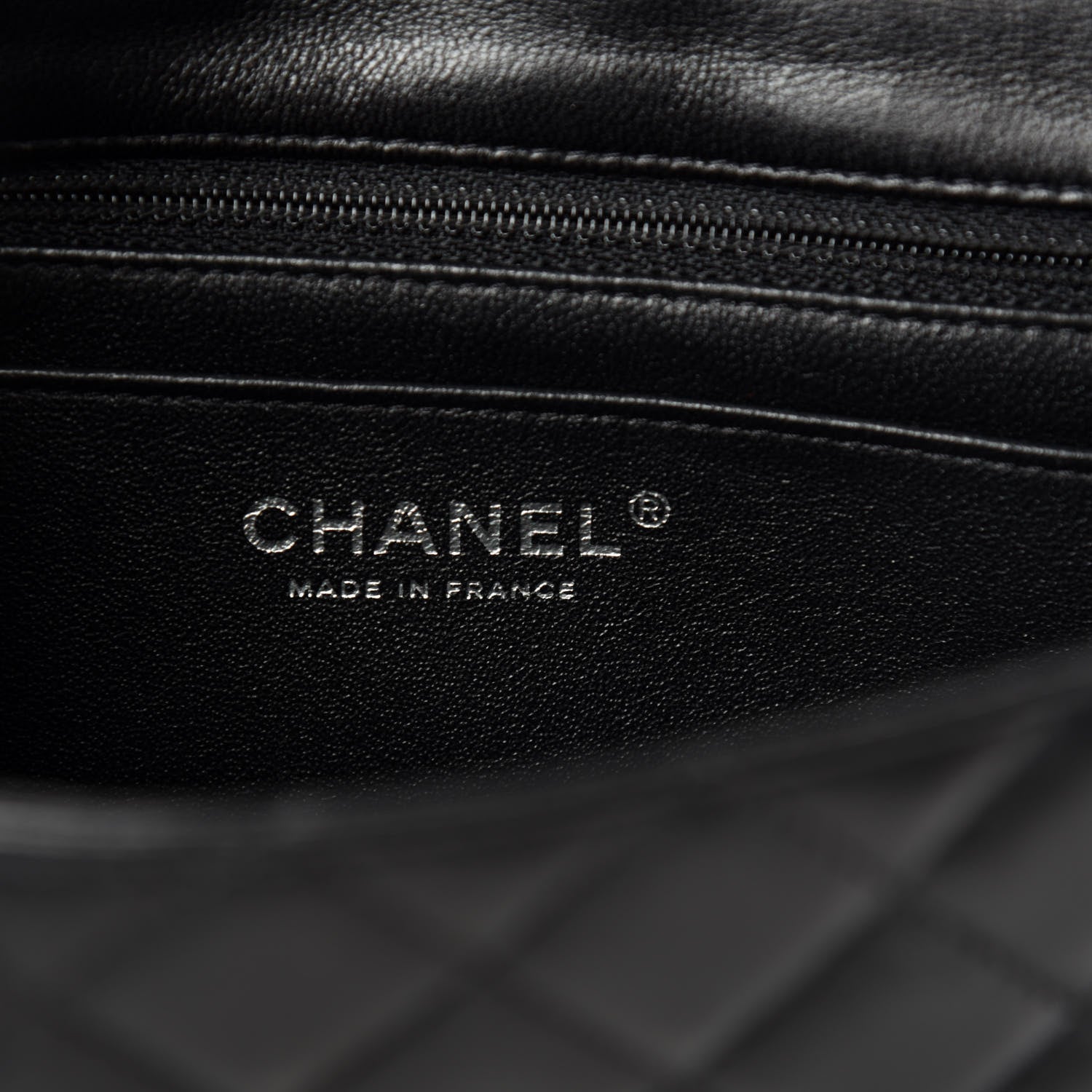Chanel Lambskin Quilted Mini Rectangular Flap Black 8 of 10