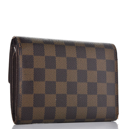 Louis Vuitton Damier Ebene Porte Tresor Etui Papier Wallet 3 of 16