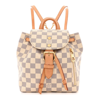 Louis Vuitton Damier Azur Sperone BB Backpack 1 of 10