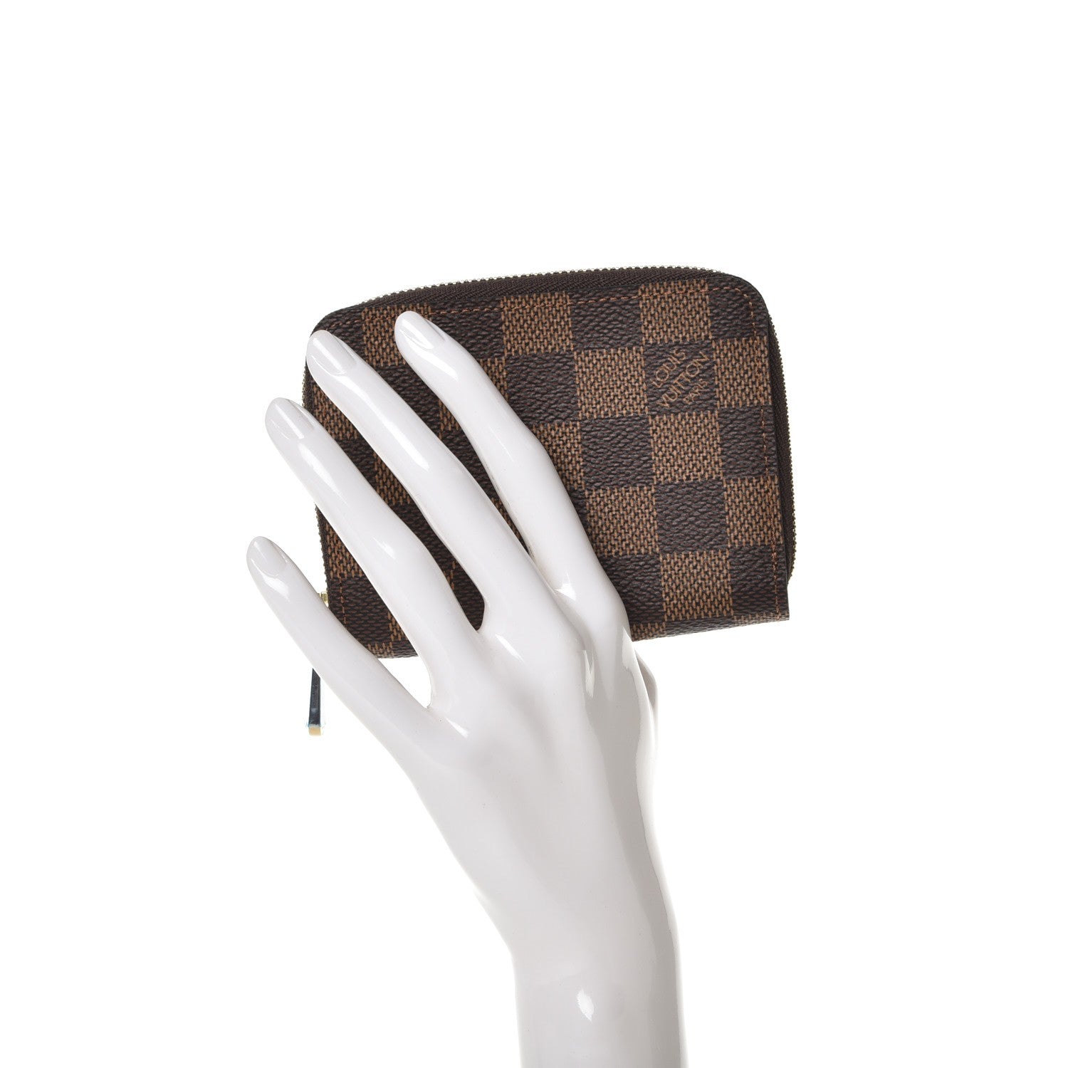 Louis Vuitton Damier Ebene Zippy Coin Purse 2 of 9
