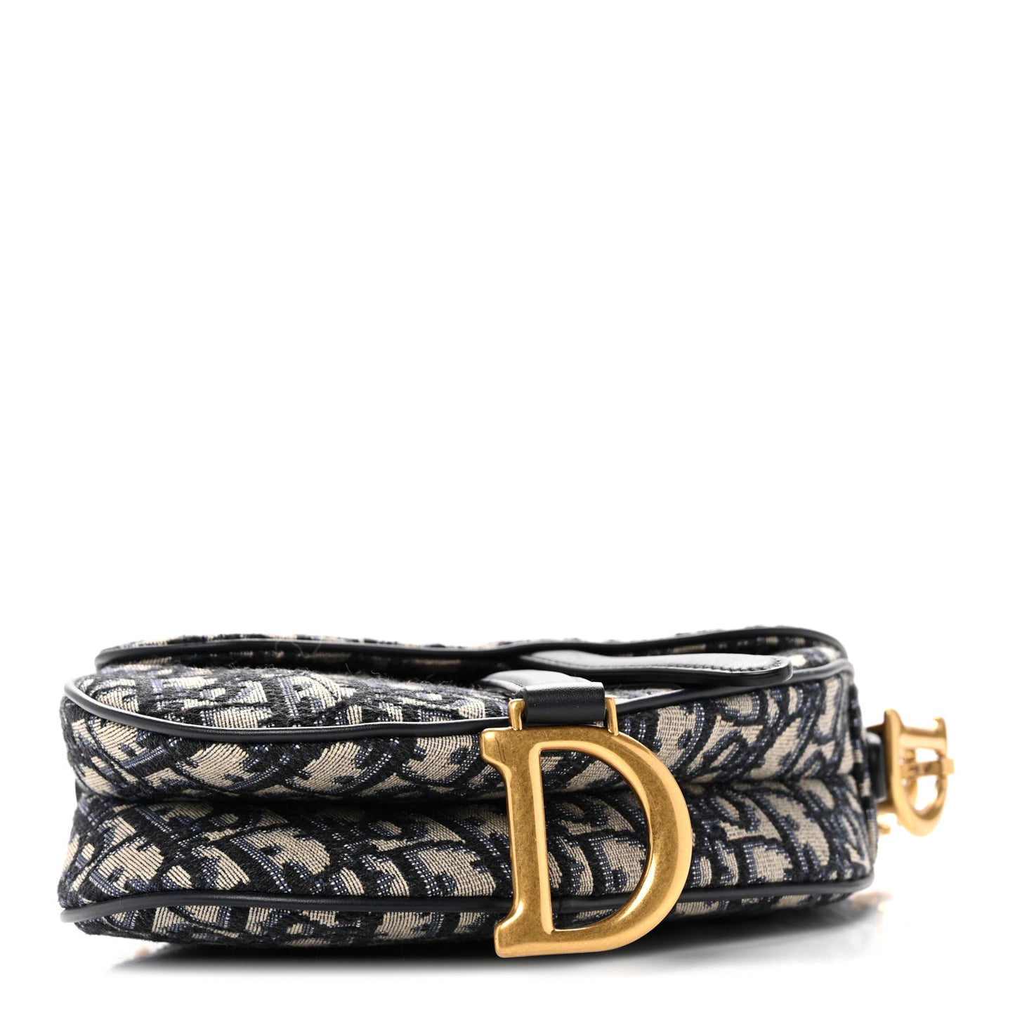 Oblique Mini Saddle Bag Blue