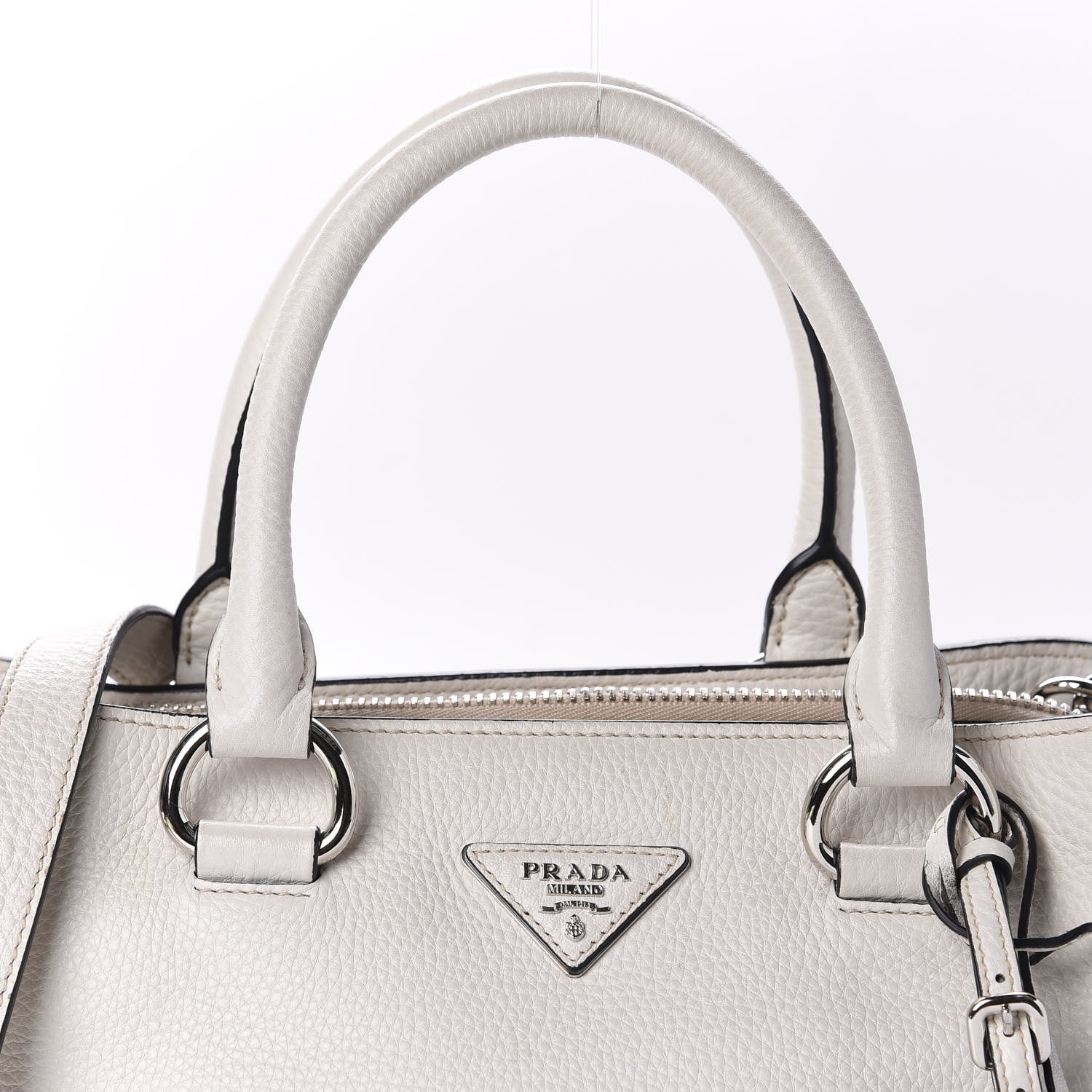 Prada Vitello Daino Tote Talco 11 of 11