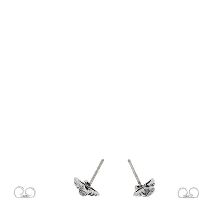 David Yurman Sterling Silver Diamond 8mm X Earrings 3 of 4