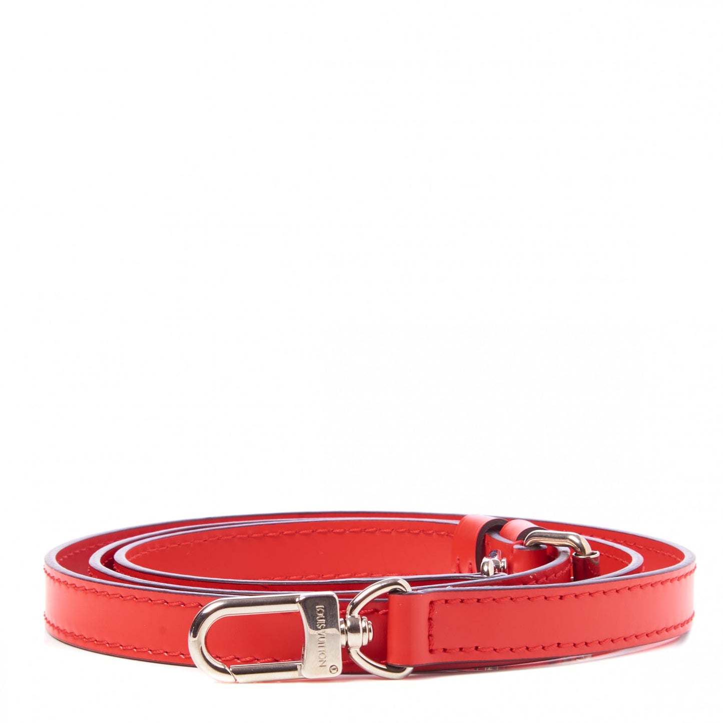 Calfskin 16mm Adjustable Shoulder Strap Coquelicot