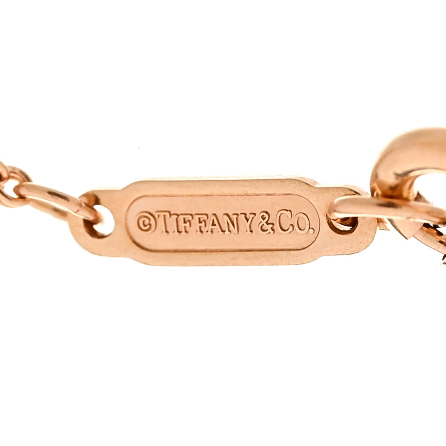 Tiffany 18K Rose Gold Infinity Bracelet 3 of 4