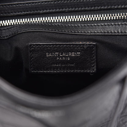 Saint Laurent Crocodile Embossed Lambskin Festival Backpack Black 6 of 8