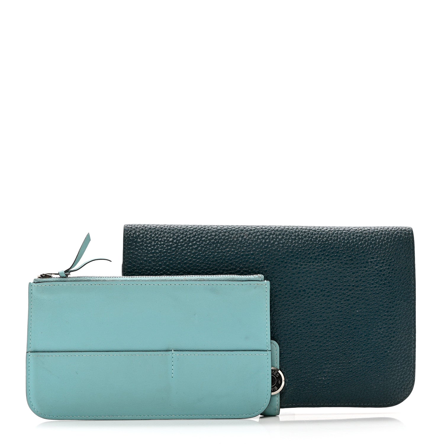 Hermes Togo Swift Dogon Duo Wallet Colvert Bleu Atoll 2 of 8
