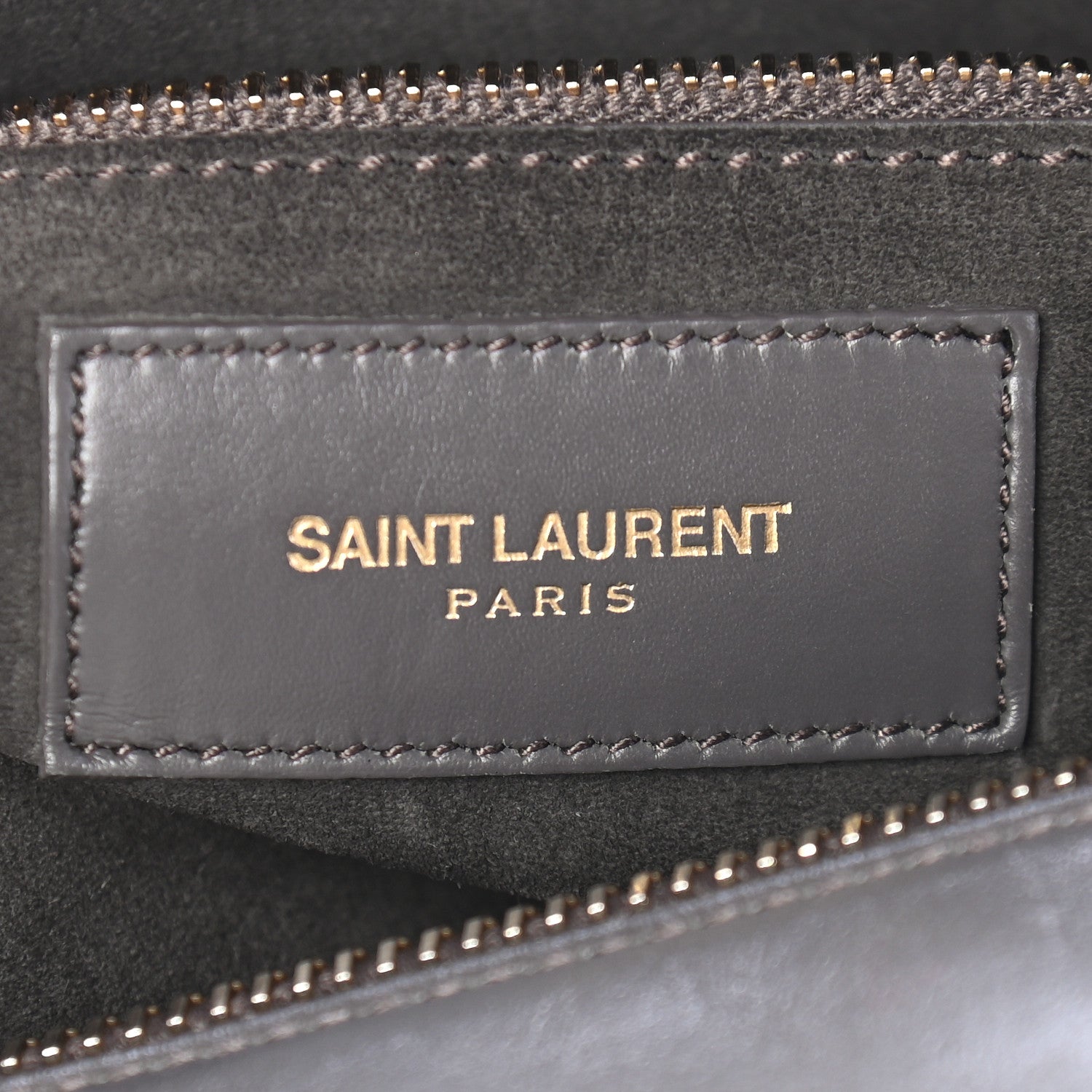 Saint Laurent Calfskin Classic Duffle 6 Earth 5 of 9