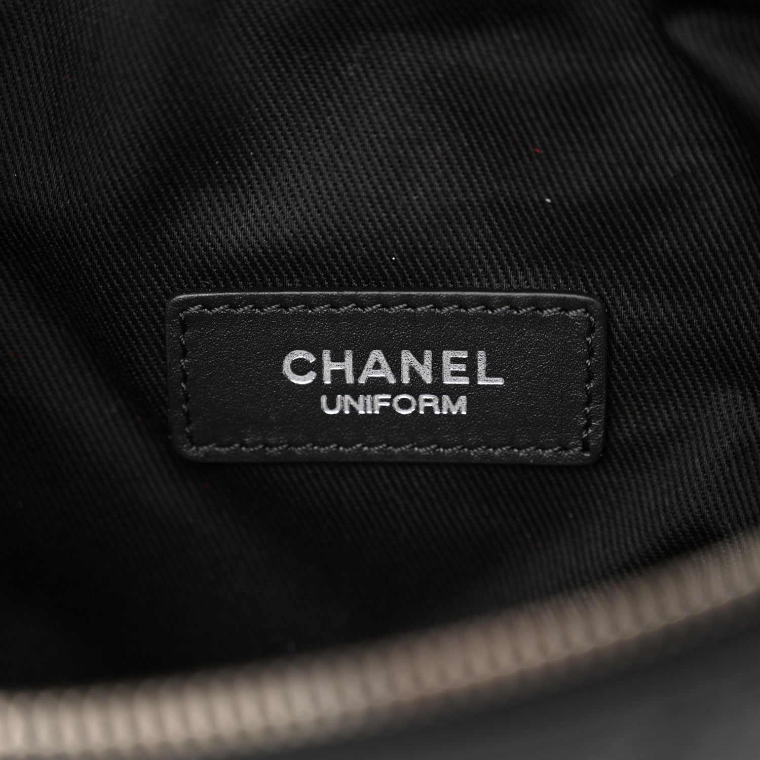 Chanel Calfskin Quilted Waist Belt Bag Black 6 of 10