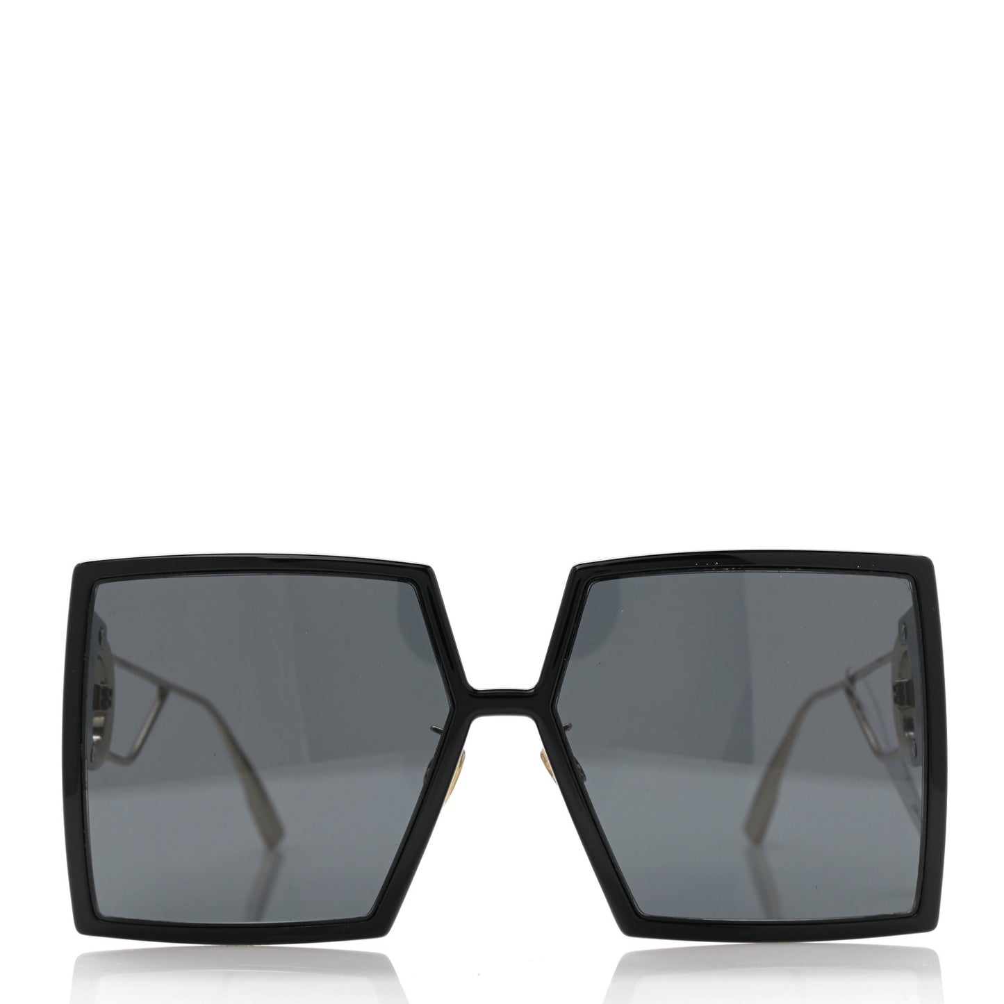 Square 30 Montaigne Sunglasses Black