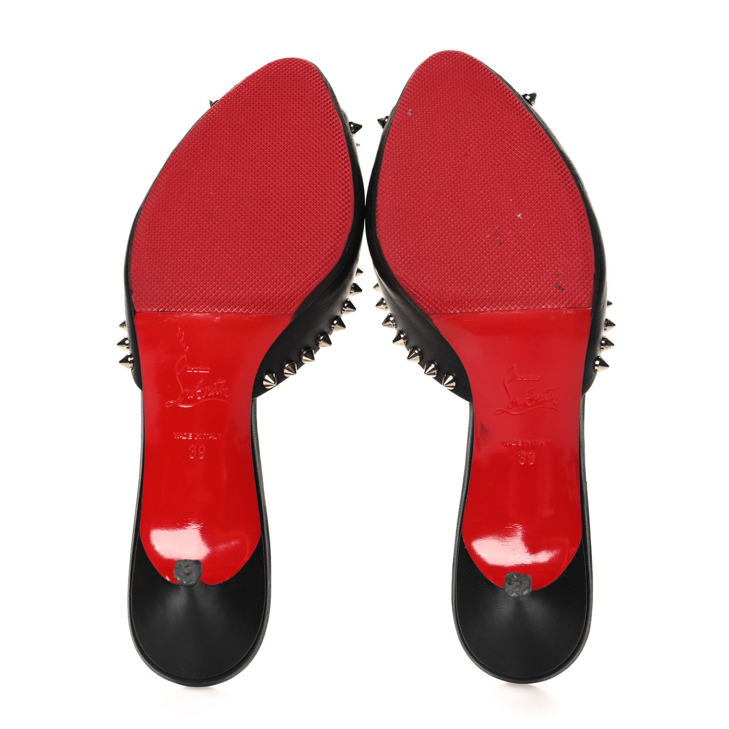 Nappa Spike Me Dolly 85 Sandals 39 Black