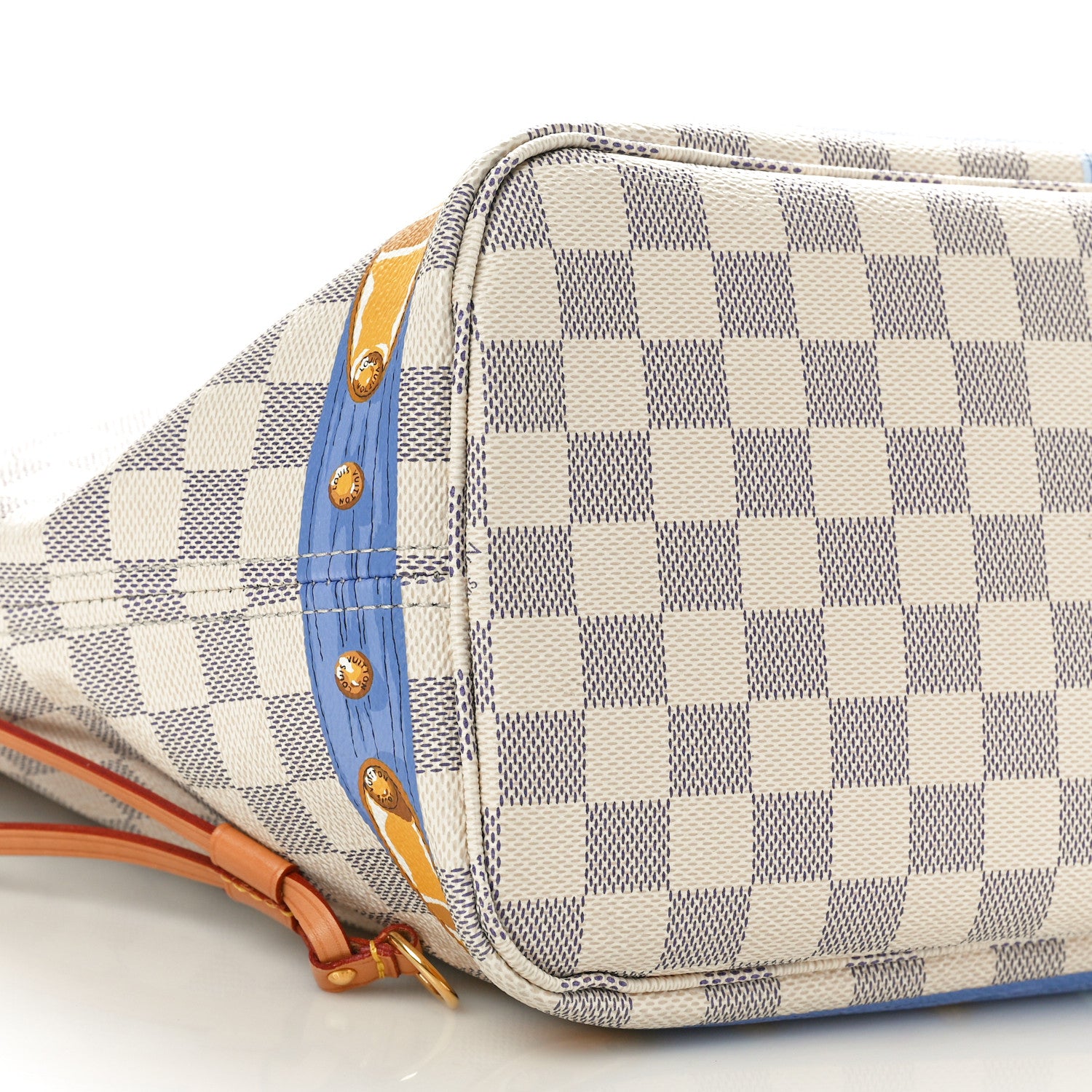 Louis Vuitton Damier Azur Summer Trunks Neo Neverfull MM 9 of 10