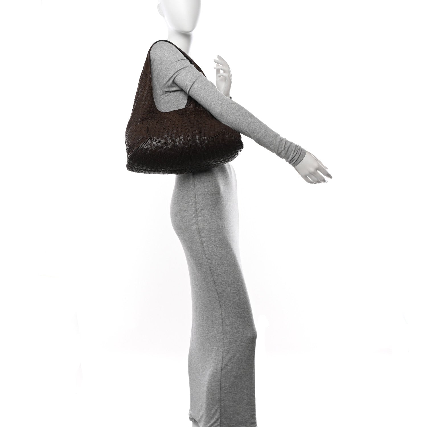 Bottega Veneta Nappa Intrecciato Ball Hobo Ebano 2 of 10