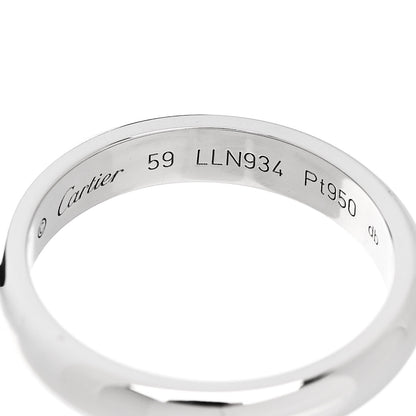 Cartier Platinum 4mm 1895 Wedding Band Ring 59 8.75 4 of 5