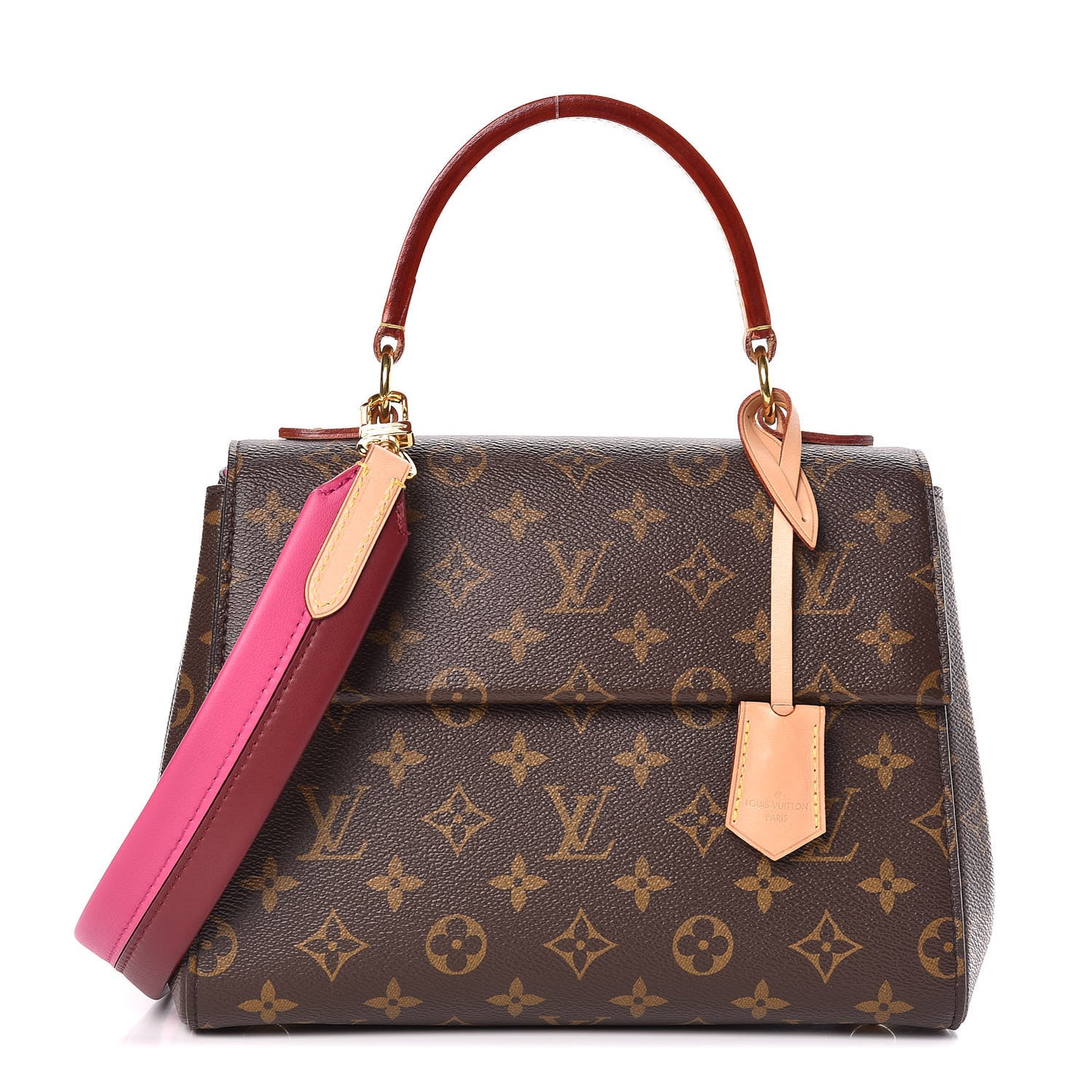 Monogram Cluny BB Bordeaux Fuchsia