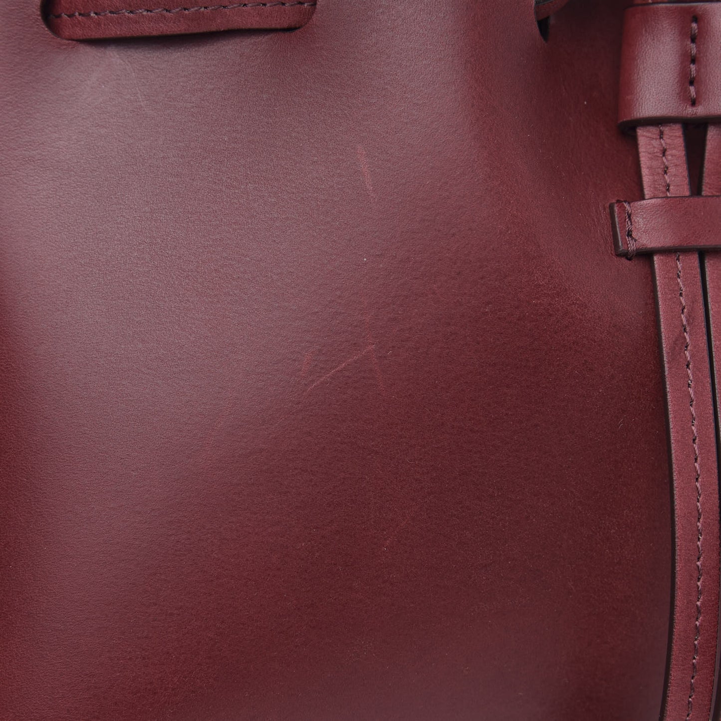 Calfskin Mini Lady Bag Bordo