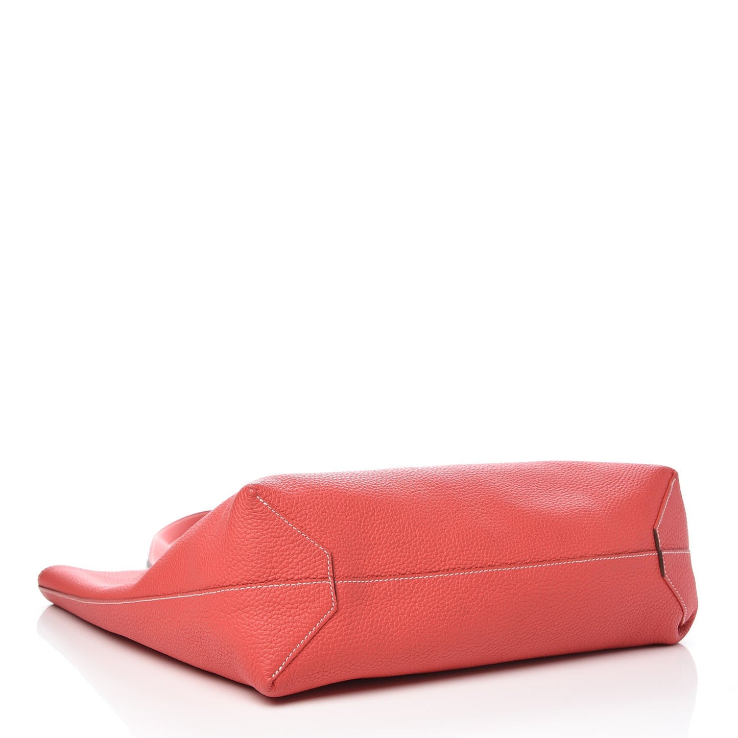 Taurillon Clemence Double Sens 45 Reversible Tote Rubis Bougainvillea